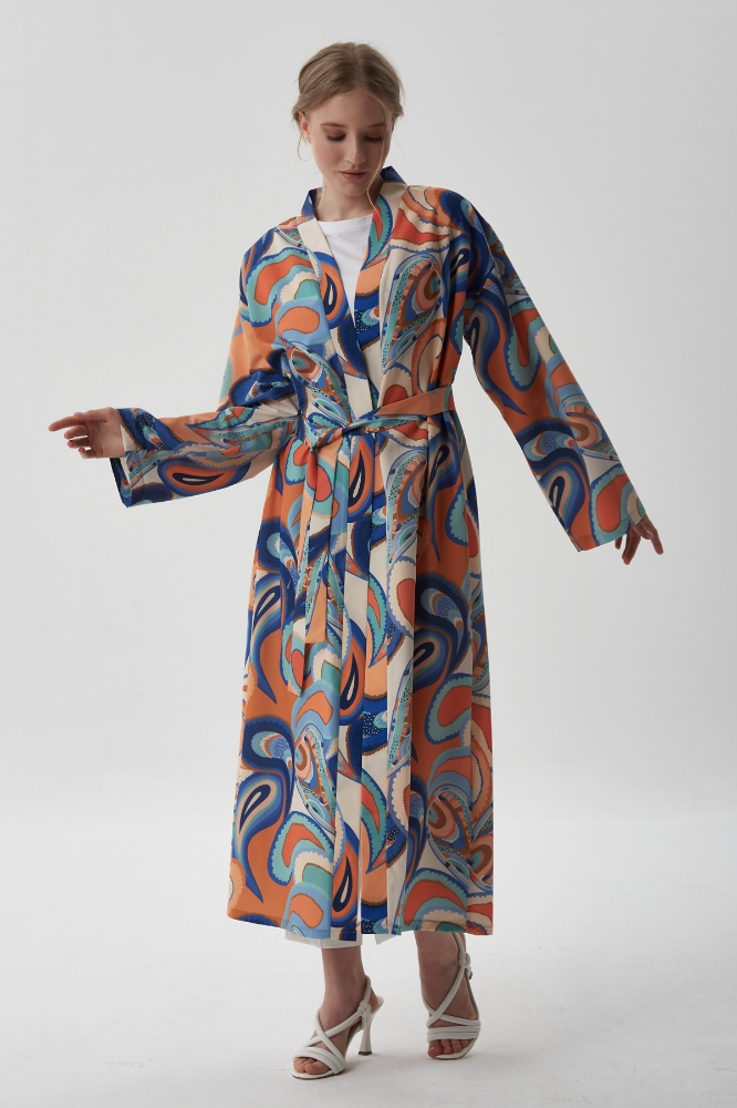 Resim Krep Kimono - Şal