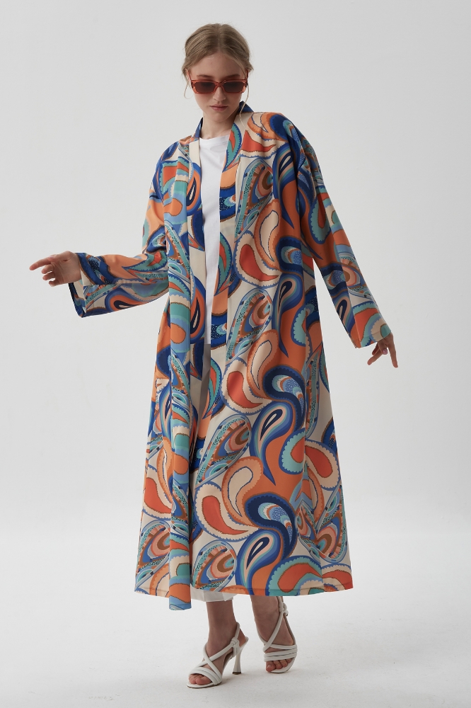 Resim Krep Kimono - Şal